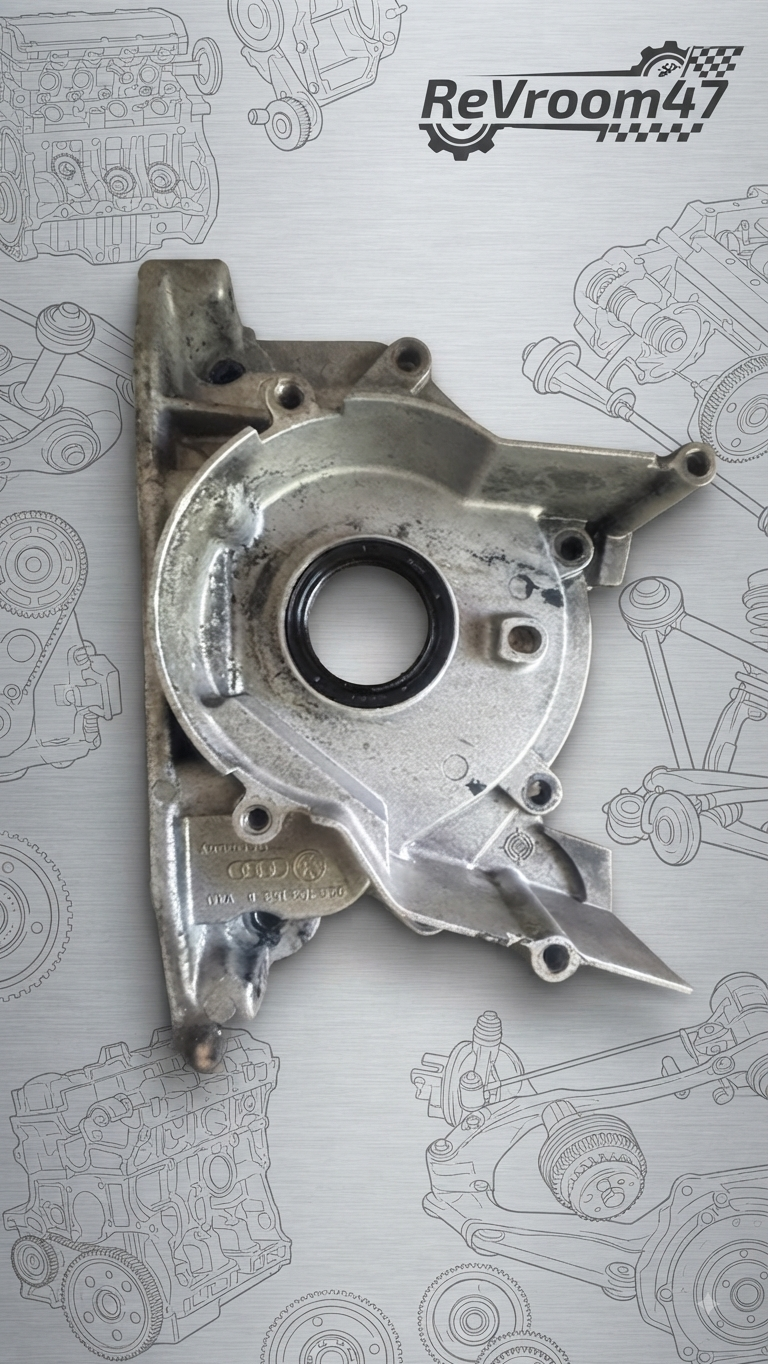 Flasque / Support de Joint Spi de Vilebrequin (Référence : 038 103 152 D) Volkswagen
