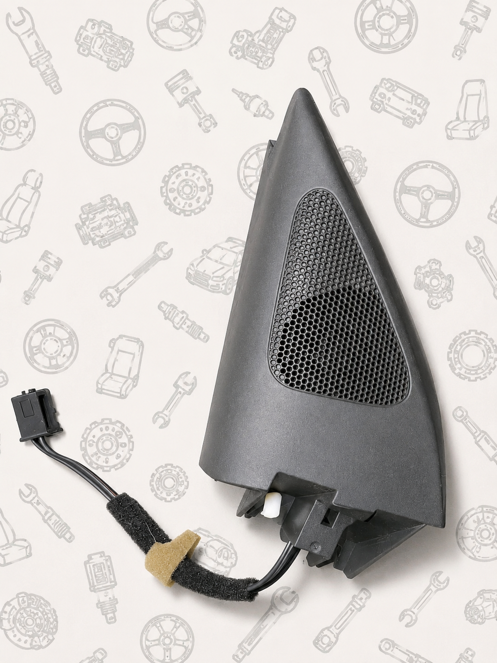 Cache Rétroviseur Intérieur avec Haut-Parleur Tweeter (Triangle de Porte) - Pièce d'Occasion Volkswagen