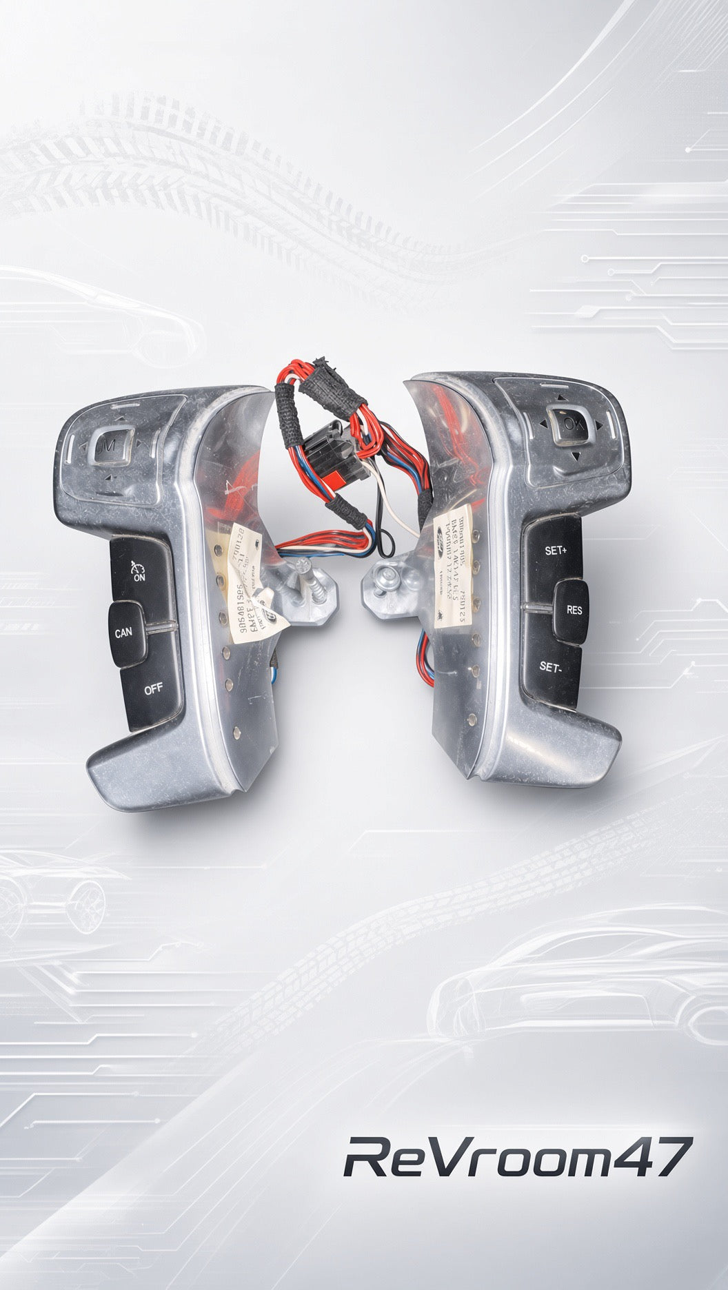 Commandes au Volant Ford S-Max – Régulateur de Vitesse + Audio – Réf. 6M2T-14K147-CH