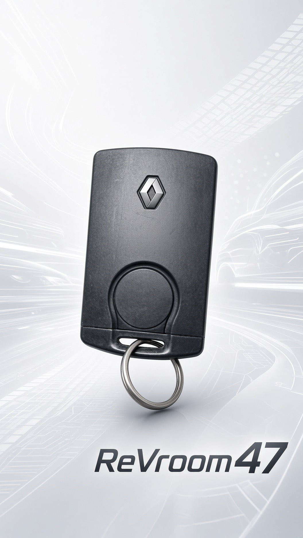 Clé Télécommande Renault 4 Boutons – Carte Mains Libres