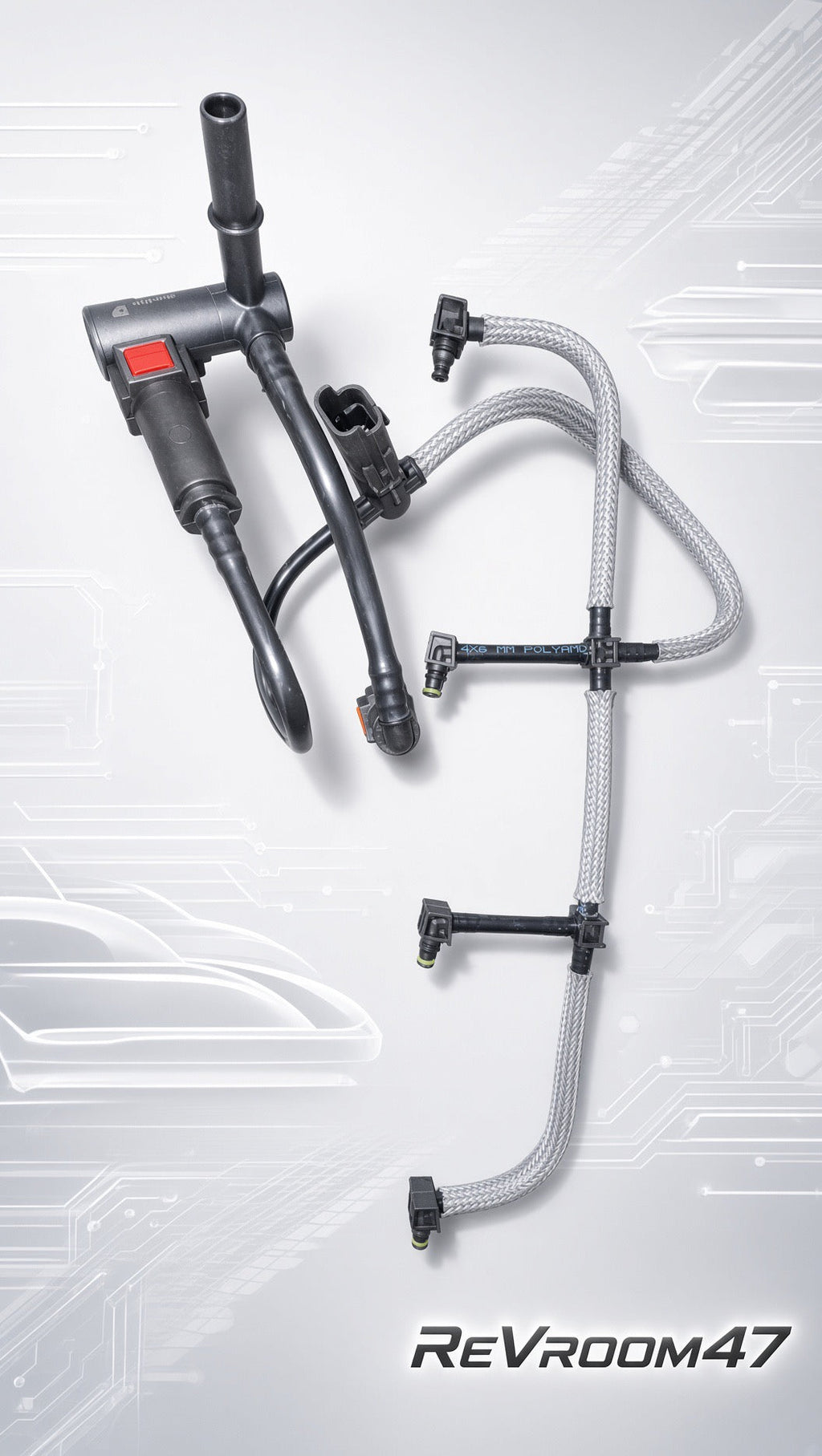 Kit Durites Retour Carburant Injecteurs Ford S-Max – Réf. FT39587 Neuf