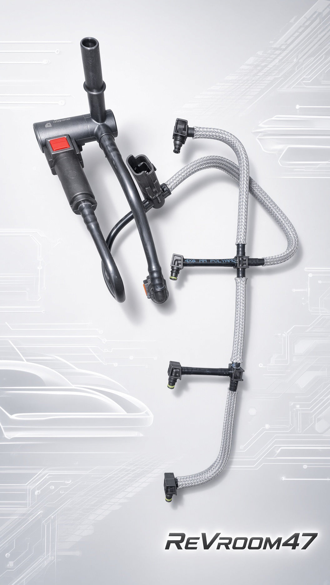 Kit Durites Retour Carburant Injecteurs Ford S-Max – Réf. FT39587 Neuf