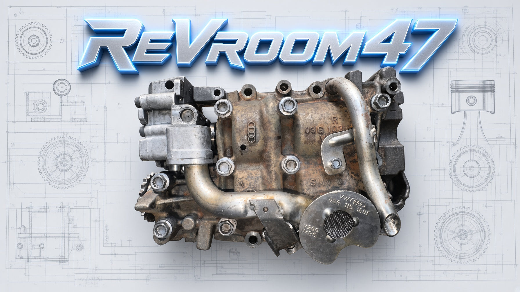 Module Pompe à Huile / Balance Shaft – VAG 1.6 2.0 TDI (03G103265B)sauvag