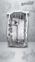 Carter d'Huile Moteur en Aluminium (Pièce d'Origine) Volkswagen