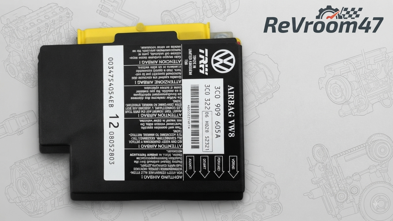 Calculateur / Boîtier de Commande d'Airbag (Référence : 3C0 909 605 A) Volkswagen