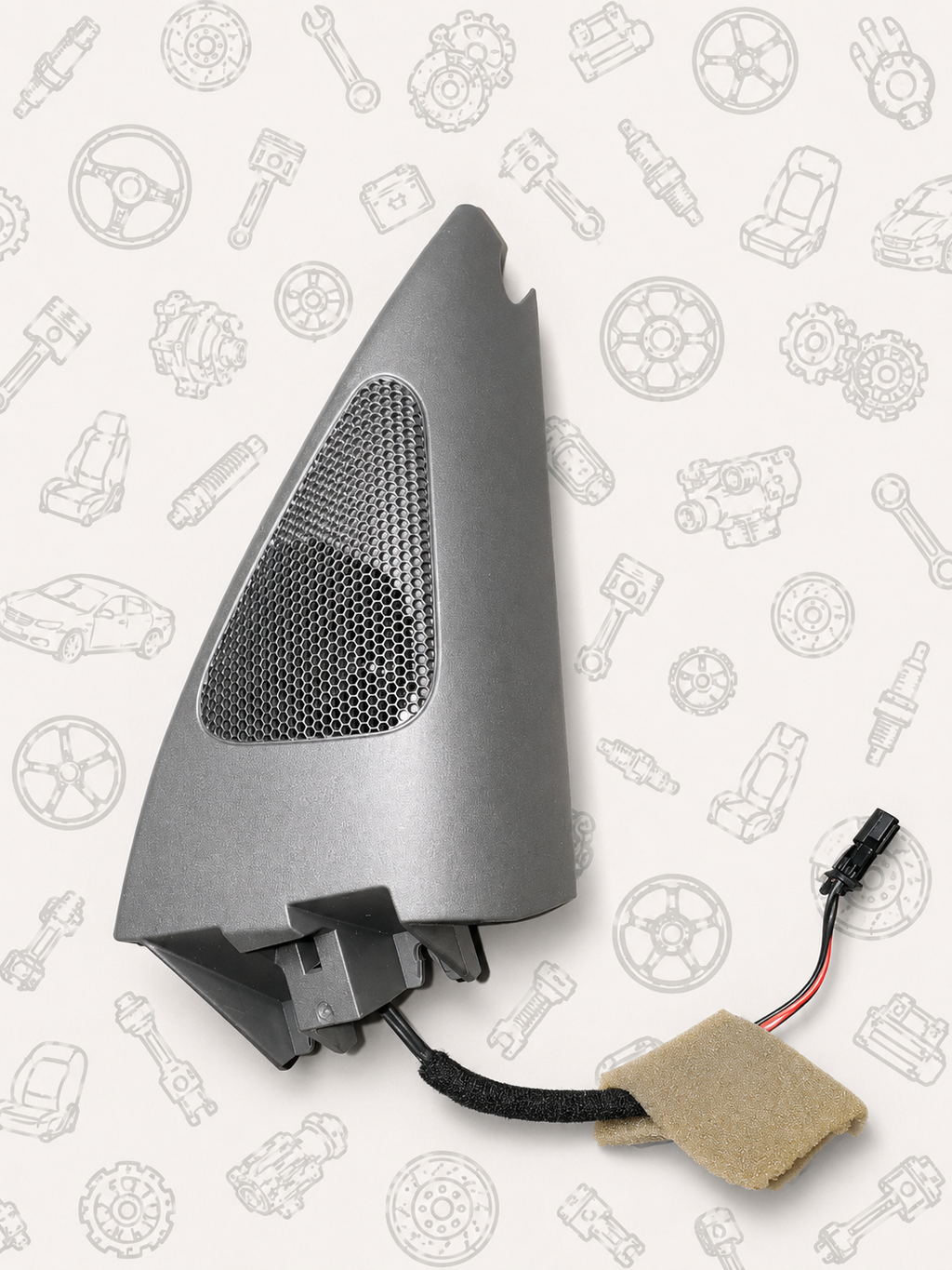 Cache Rétroviseur Intérieur avec Haut-Parleur Tweeter (Triangle de Porte) - Pièce d'Occasion Volkswagen