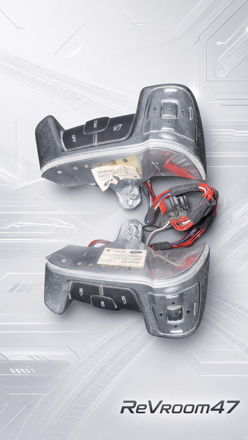 Commandes au Volant Ford S-Max – Régulateur de Vitesse + Audio – Réf. 6M2T-14K147-CH